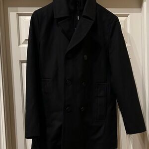 Marc New York Men's Classic Black Pea Coat Men’s size S
